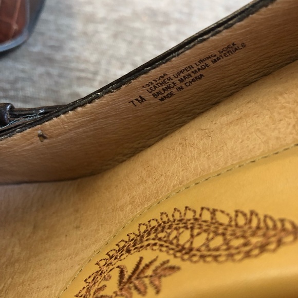 Söfft brand heels, size 7M, brown alligator style - Picture 5 of 9